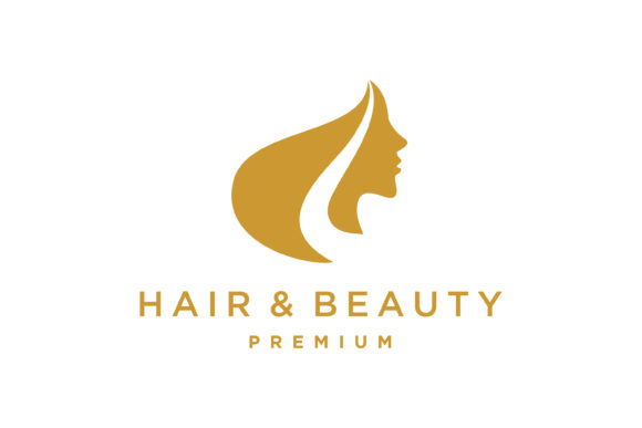 Beauty Woman Silhouette Face with Hair – A Versatile Vector for Creative Projects