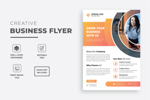 Creative Corporate Flyer Design Template: A Must-Have for Modern Business Promotion