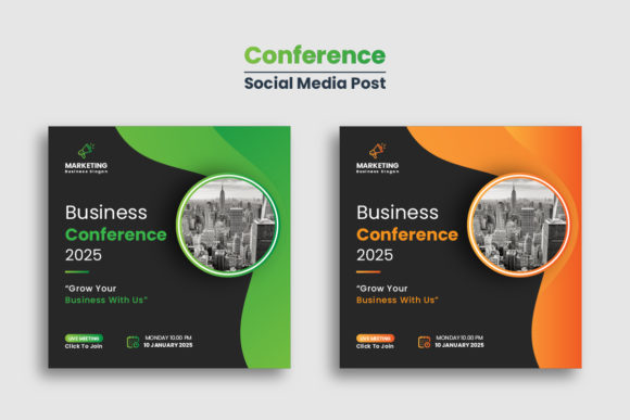 Everything You Need to Know About Conference Social Media Post Templates in Illustrator AI EPS Format