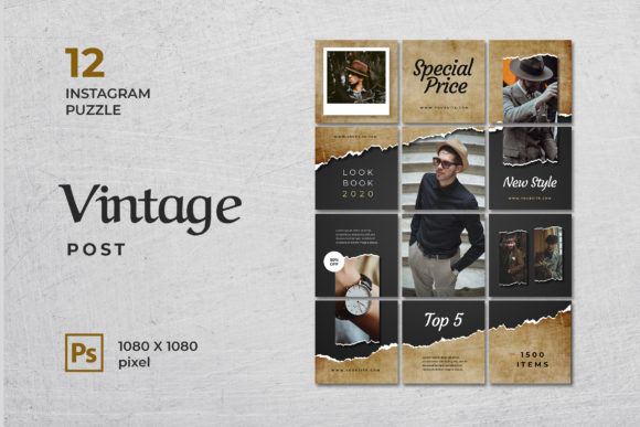 Instagram Puzzle: A Professional and Customizable Template for Enhanced Visual Storytelling