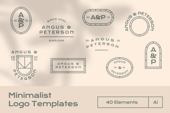 Minimalist Logo Templates: Streamline Your Brand Design Process