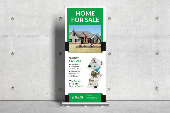 Real Estate Roll-Up Banner Signage: A Strategic Tool for Visibility and Branding