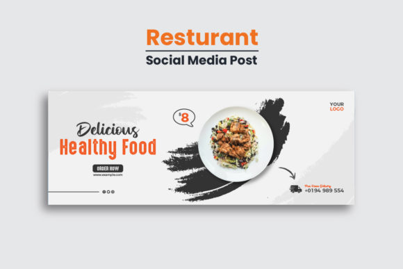 Restaurant Web Banner Template for Modern Design Needs
