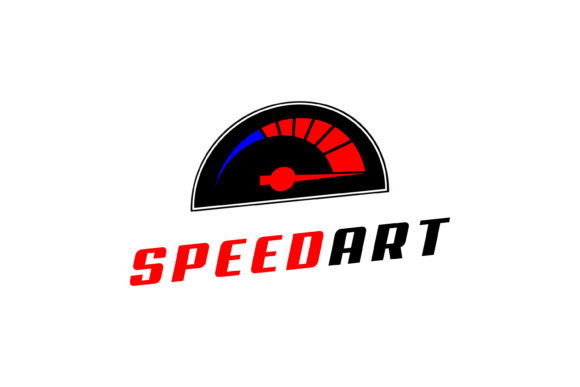Simple Tachometer Logo for Professional Projects