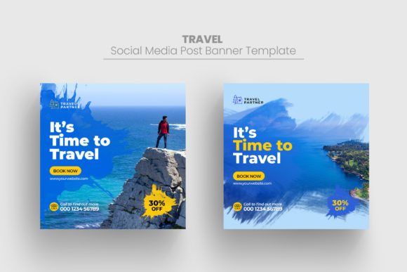 Travel Social Media Post Template for Stunning Visuals