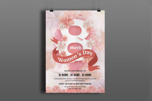 Women s Day Party Invitation Flyer Design Made Easy