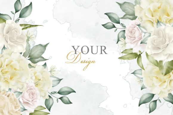 Yellow Floral Arrangement Background for Creative Projects