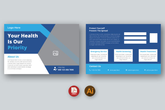 Your Helth Is Our Priority Postcard